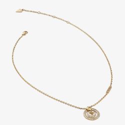 Guess Knot You 4G Gold Plated Necklace JUBN04052JW YGWH
