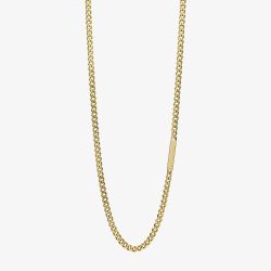 Fred Bennett Gold Tone Stainless Steel Plate Curb Chain N4648