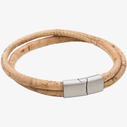 Fred Bennett Cork Tubular Two-Row Bracelet B5377