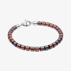 Fred Bennett Natural Wood Bead Bracelet B5460