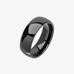 Fred Bennett 8mm Black Tungsten Ring R3861