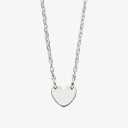 Little Star Girls Lexi Silver Heart Pendant Necklace LSN0178