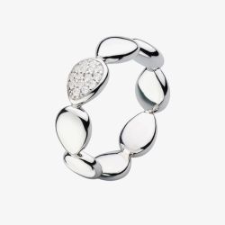 Kit Heath Coast Pebble Glisten Pave Ring Ring 10188CZ