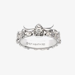 Kit Heath Blossom Flyte Honey Bee Band Ring 20331RP