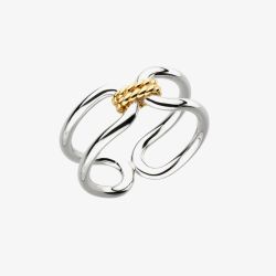 Kit Heath Marina Rope Bar Link Golden Ring 21091GRP