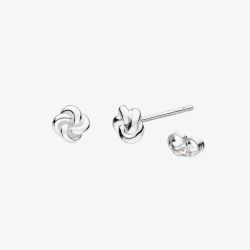 Kit Heath Marina Tide Knot Stud Earrings 41060RP