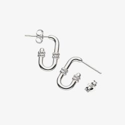 Kit Heath Marina Rope Bar Link Hoop Stud Earrings 41092RP