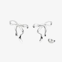 Kit Heath Serenity Ribbon Bow Stud Earrings 41188RP