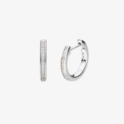 Kit Heath Revival Classic Glitz Hinged Hoop Earrings 50428CZ