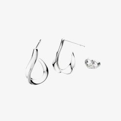 Kit Heath Serenity Loop Semi Hoop Stud Earrings 61182RP