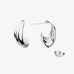 Kit Heath Océane Shell Wave Hoop Earrings 61211RP
