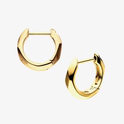 Kit Heath Glint Geo Golden Hoop Earrings 61252GRP
