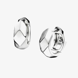 Kit Heath Glint Geo Wide Hoop Earrings 61253RP