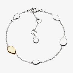 Kit Heath Coast Pebble Golden 7.5 Inch Station Bracelet 70186GRP