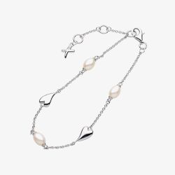Kit Heath Desire Kiss Pearl 7.5 Inch Station Bracelet 70515FP
