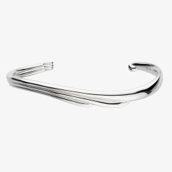 Kit Heath Océane Shell Wave Narrow Cuff Bangle 71211RP