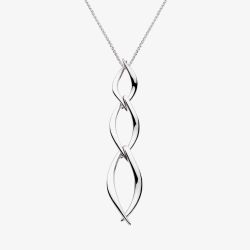 Kit Heath Entwine Twine Twist Trio Link 24 Inch Necklace 90229RP