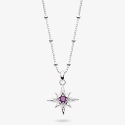 Kit Heath Céleste February Aurora Birthstone Amethyst Necklace 90459AM