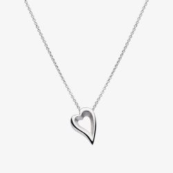 Kit Heath Desire Love Story Heart 18 Inch Necklace 90521SRP