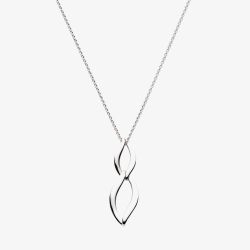 Kit Heath Entwine Twine Link Duo 18 Inch Necklace 91141RP