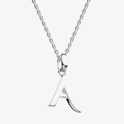 Kit Heath Signature Skript Capital A 18 Inch Necklace 9198RPA