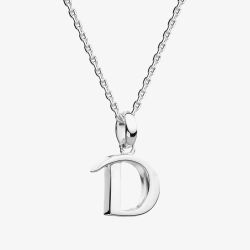 Kit Heath Signature Skript Capital D 18 Inch Necklace 9198RPD
