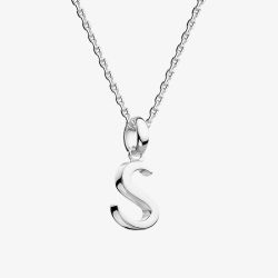 Kit Heath Signature Skript Capital S 18 Inch Necklace 9198RPS
