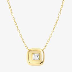 Nomination Domina Gold Plated Square Necklace 240402/036