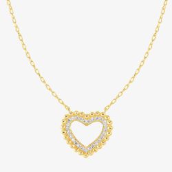 Nomination Lovecloud Gold Tone Plated Heart Necklace 240504/008