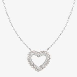 Nomination Lovecloud Sterling Silver Heart Necklace 240504/009