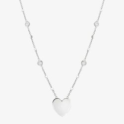 Nomination Messaggi D'Amore Engravable Heart & Cubic Zirconia Necklace 241212/022
