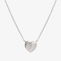 Nomination Petit Sparkle Silver Heart Necklace 242303/004