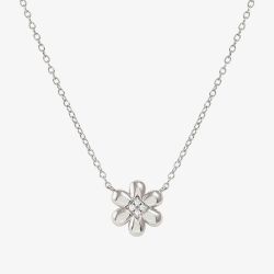 Nomination Petit Sparkle Silver Flower Necklace 242303/010