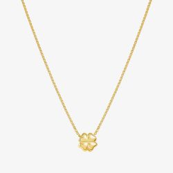 Nomination Armonica Gold Plated Four-Leaf Clover Necklace 241304/003