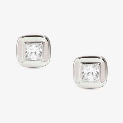 Nomination Domina Sterling Silver Square Stud Earrings 240419/036