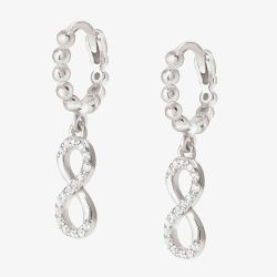 Nomination Lovecloud Sterling Silver Infinity Dropper Earrings 240507/006