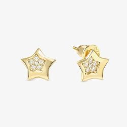 Nomination Petit Sparkle Gold Star Stud Earrings 242304/009