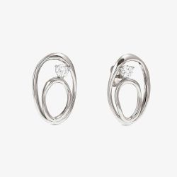Nomination My Rebel Art Silver Double Oval Stud Earrings 242811/053