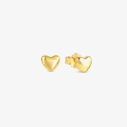 Nomination Armonica Gold Plated Heart Stud Earrings 241307/006