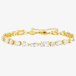 Nomination Colour Wave Gold Plated Multi-Cut Cubic Zirconia Bracelet 149801/014