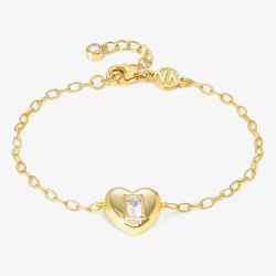 Nomination Domina Gold Tone Plated Heart Bracelet 240401/031