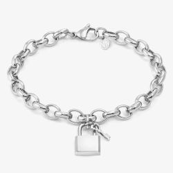 Nomination Sempre Con Me Engravable Padlock Bracelet 029700/019