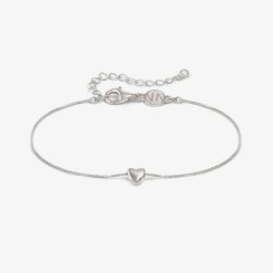 Nomination Armonica White Rhodium Cubic Zirconia Heart Pendant Bracelet 241302/004