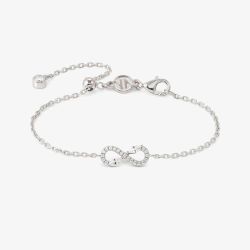 Nomination Shine Me Up Silver Cubic Zirconia Infinity Bracelet 241901/010
