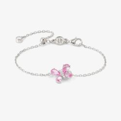 Nomination Shine Me Up Pink & White Cubic Zirconia Butterfly Bracelet 241901/007