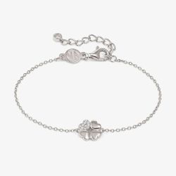Nomination Petit Sparkle Silver Clover Bracelet 242300/001