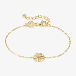 Nomination Petit Sparkle Gold Clover Bracelet 242300/003