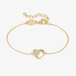 Nomination Petit Sparkle Gold Heart Bracelet 242300/006