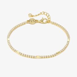 Nomination Petit Sparkle Gold Tennis Bracelet 242301/012