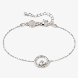 Nomination Dream Beats Silver Cubic Zirconia Circle Bracelet 242601/043